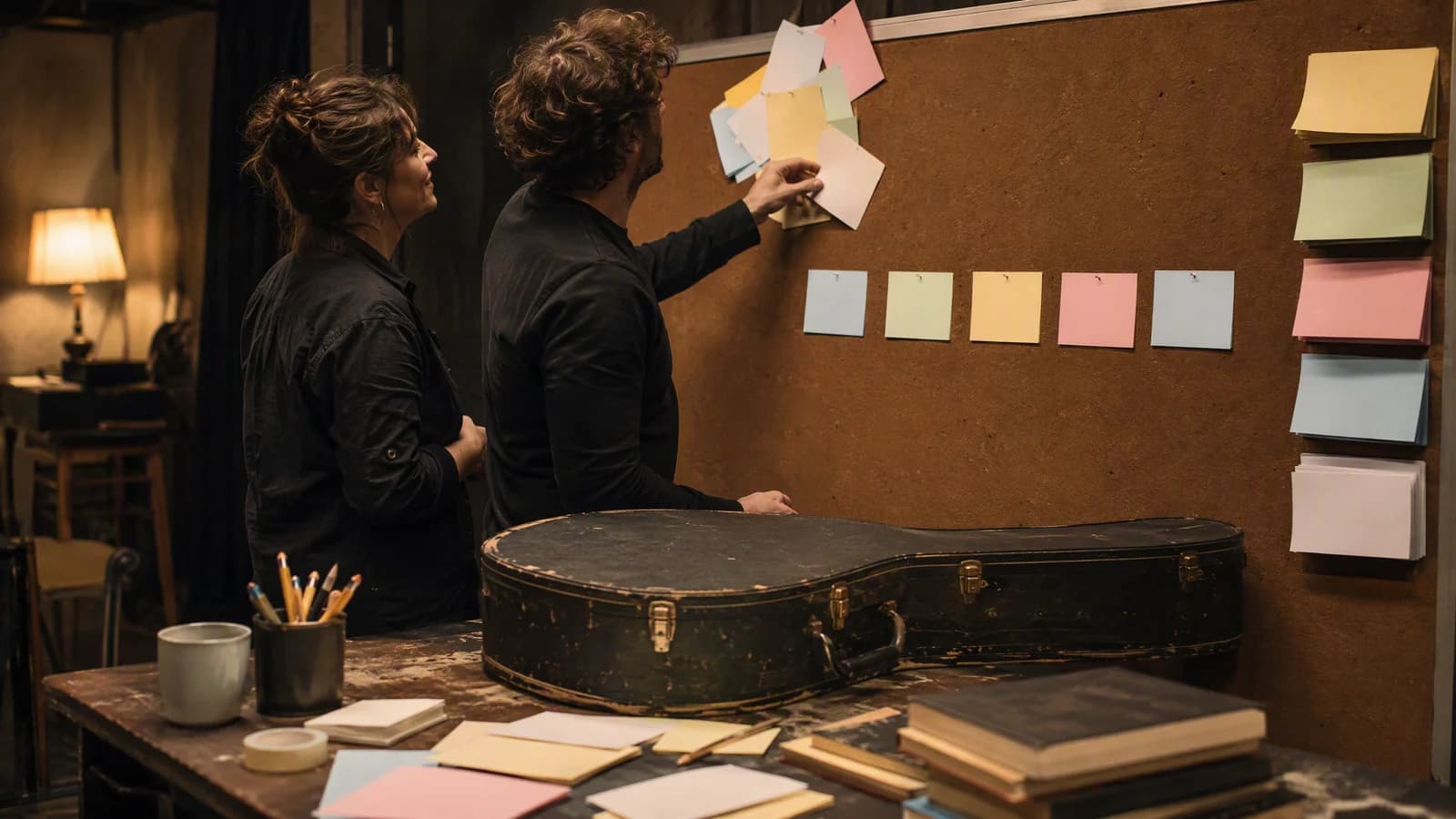 Writer and director reducing an overstuffed short film idea to one clear visual turning point